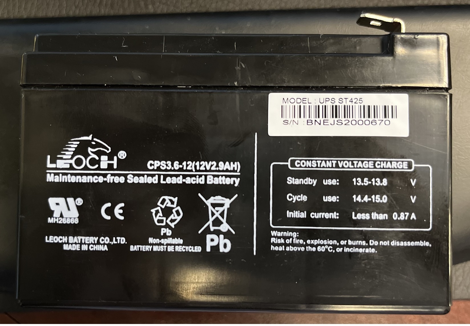 UPS ST425 Battery Replacement Batteryplex